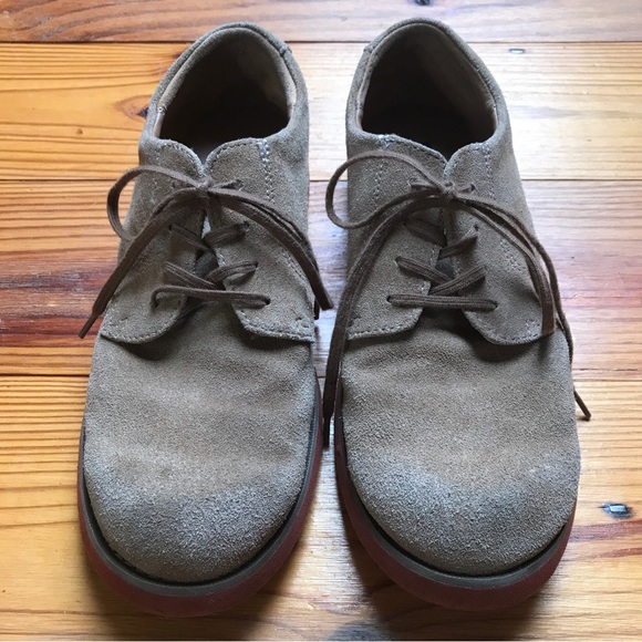 Sperry Tan Beige Suede Sneakers, EUC, 5.5 M 38 W - Picture 5 of 10